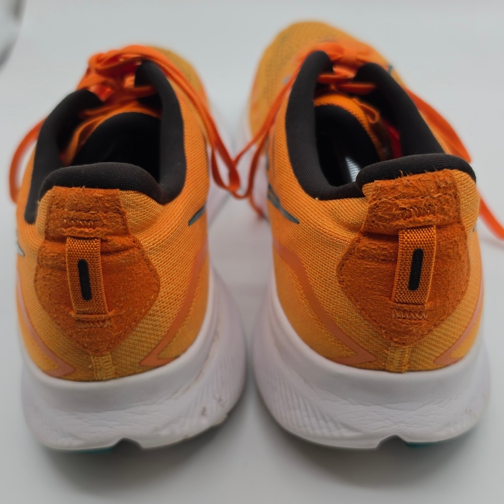 Saucony Ride 15 Running Shoes Mens 13 Orange Good PWRRUN Mesh Athletic Sneaker - Picture 4 of 9